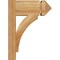 Ekena Millwork Thorton Arts & Crafts Rough Sawn Outlooker, Western Red Cedar, 6"W x 12"D x 16"H OUT06X12X16THR03RWR - alternate 2